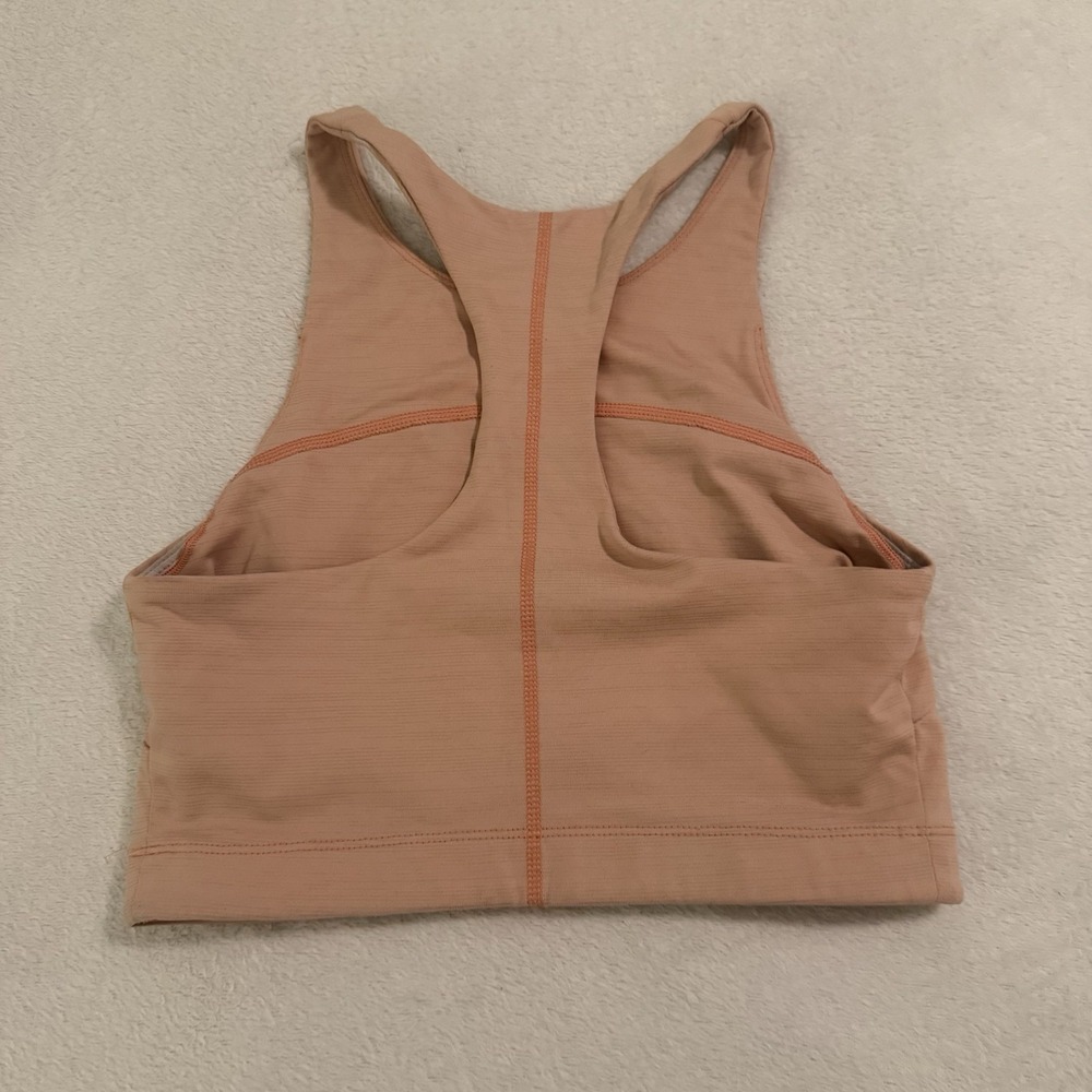 Outdoor Voices Techsweat Crop Top in Poppy Size XS Sports Bra Fitted Tank Gym - Picture 2 of 5